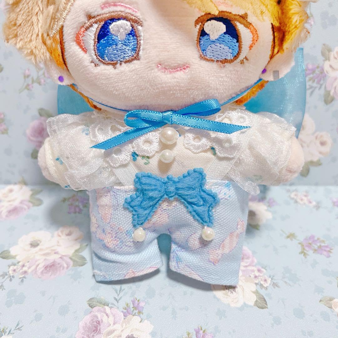 【25-76.77】ぬい服ちびぐるみ　いつぬい12センチリボン　　ハートヘッド 1】ぬい服 ちびぐるみ いつぬい12センチリボン ハートヘッド